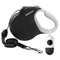 PetiFine Retractable Dog Leash with Dispenser and Poop Bags,30 FT Heavy Duty Dog Walking Leash for Medium/Large Dogs up to 110 lbs, 360° Tangle-Free