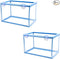 AQUANEAT Fish Tank Breeder 2 pcs Large Mesh Net Fry Saver Aquarium Spawn Hatchery Isolation with Suction Cups