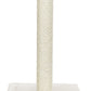 Trixie Parla Cat Scratching Post 24.4 Inch - Cat Scratcher with Soft Fabric Covering Base and Durable Sisal Rope - in Beige