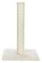 Trixie Parla Cat Scratching Post 24.4 Inch - Cat Scratcher with Soft Fabric Covering Base and Durable Sisal Rope - in Beige