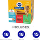 Pedigree Dentastix Large Breed Dog Treats, Original, Beef & Fresh Flavor Dental Chews for Dogs, 2.73 lb. Variety Pack (51 Treats)