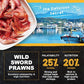 Ultra Fresh Cichlid Sinking Fish Food, Wild Sword Prawns, All Natural Ingredients, Carnivore Pellets for Large Cichlid and Tropical Fish, Royal Cichlid Premium Pellet 4.58 oz