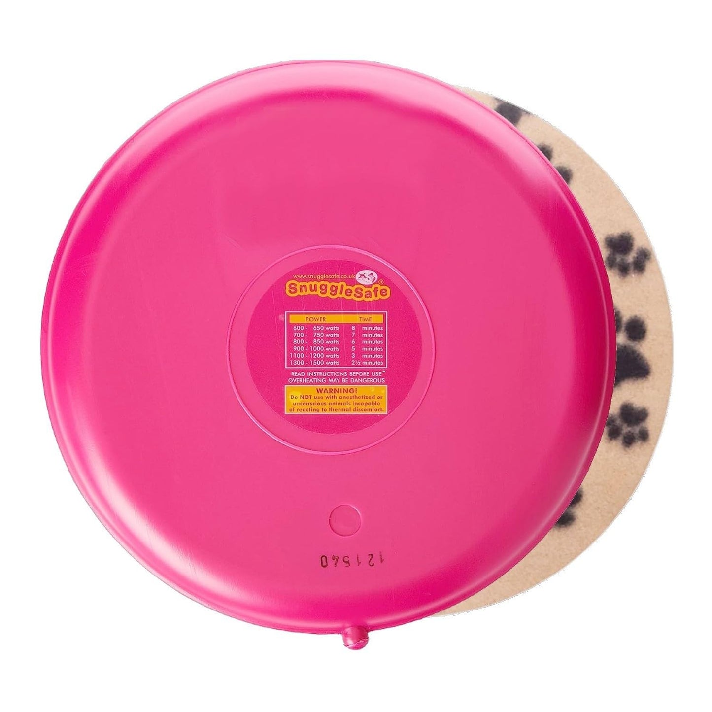 SnuggleSafe Original Microwave Heat Pad for Pets - Chew Proof, Water Resistant Heating Disc for Dogs, Cats, Rabbits, Guinea Pigs and Small Animals - Up to 10 Hours Warmth