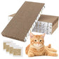 PatiencET Cat Scratching Board 4 Pack, Cardboard Cat Scratcher with Catnips, Flat Double-Sided Cat Scratch Pad for Indoor Small Medium Cats Kittens