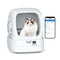 Mintakawa Automatic Cat Litter Box Self Cleaning - APP Control and Weight Monitoring - Ultra-Quiet, Suitable for Medium Cats and Kittens, Safe Anti-Pinch Litter Box (Assembly Required) - White
