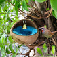2 Pcs Natural Coconut Shell Bird Nest House Bed Breeding Nesting Anti-Pecking Bite with Warm Pad and Bell for Bird Parrot Budgie Parakeet Cockatiel Conure Lovebird Canary Finch