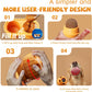 havit Frozen Dog Treats Toy to Keep Them Busy, Cognitive Dog Enrichment Toys,Interactive Toys Long Lasting, Easy to Clean (Orange)