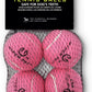 Hyper Pet MINI Tennis Balls for Dogs (Safe Dog Ball Tennis Balls for Exercise & Training) Interactive Toys work with Hyper Pet K9 Kannon MINI Dog Ball Launcher - 4 Pack Pink