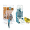 Rypet No Mess Bird Water Feeder Dispenser Set Automatic Bird Feeder Transparent Food Container Cage Acrylic Parrot Feeders Accessories for Small Birds Parrot Cockatoo Canary