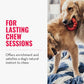 KONG Ring - Natural Rubber Ring Toy for Healthy Chewing Habits - Chew Toy Supports Dog Dental Health - Dog Toy Supports Instincts During Playtime - for Small/Medium Dogs