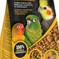 Hari Hagen Tropimix Enrichment Food for Cockatiels & Lovebirds, 2 lb. - HARI Parrot Food with Seeds, Fruit, Nuts, Vegetables, Grains, and Legumes