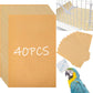 40PCS Gravel Liner Paper for Bird Cage,11x17 In Bird cage Liner Paper-Gravel Paper Special for Bird Cage in Sea Sand,Parrot Cage Sandpapers Cushion Pad Pet Bedding Accessories (40PCS 11 x 17 Inch)