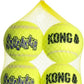 KONG Air Dog SqueakAir Dog Toy Tennis Balls, Medium (6 Pack)