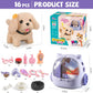 16 Pcs Robot Dog Toys for Girls, Toys for 3 4 5 6 7 8 Year Old Girls Kids Boys, Realistic Robot Puppy Toddlers Girl Toy for 5-7 6-8, Ideas Birthday Gifts for Girl 3 4 5 6 Year Old
