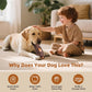 ClariVora 2 Pack Dog Toys for Aggressive Chewers, Interactive Indestructible Dog Toys to Keep Them Busy, Durable Dog Frozen Treat Toy for Large & Medium Dogs, Reduces Anxiety & Extends Playtime, Brown