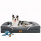 Homemate Dog Bed Large Sized Dog: 42x30 inch Orthopedic Large Dogs Bed XL Outdoor Pet Cat Bed Sofa Supplies with Toy Dogs Crate Pad Couch with