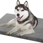 EMPSIGN Stylish Dog Bed Mat Dog Crate Pad Mattress Reversible (Cool & Warm), Water Proof Linings, Removable Machine Washable Cover, Firm Support Pet Crate Bed for Small to XX-Large Dogs, Grey