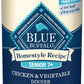 Blue Buffalo Homestyle Recipe Senior Wet Dog Food, Made with Natural Ingredients, Chicken Dinner with Garden Vegetables, 12.5-oz Cans (12 Count)