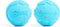 Chuckit! Rebounce Ball Dog Toy - Bouncy Fetch Balls for Dogs 20-60 lbs - Made from Durable Rubber - Outdoor Pet Toys - Size Medium - 2.5-inch Diameter - Pack of 2 - Blue