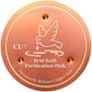 Bird Bath Copper Disk, 99.99% Pure Copper Cleaning Disk, Natural Cleaning Solution for Outdoor Birdbath, Helps Extend time Between birdbath Cleaning, Fit for Outdoor Birdbaths, Bowl