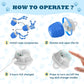 Interactive Dog Toys - 2026 Upgraded Motion Activated Balls for Medium/Large Dogs, Automatic Moving Dogs Toy Wicked Ball for Boredom, Interactive Dog Ball to Keep Them Busy(Blue)