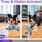 BENTOPAL Interactive Dog Toys Touch Activated Bouncing & Jumping Dog Ball with Rope, Squeaky Doggie Toys to Keep Them Busy