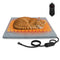 Pet Heating Pads for Cats & Dogs Outdoor Indoor, 17.7 * 17.7inches Puppy Cat Heating Pad Bed Mat Outdoor Waterprooof, Heated Dog Blanket Bed Outside, Gifts for Cats Puppy in Winter