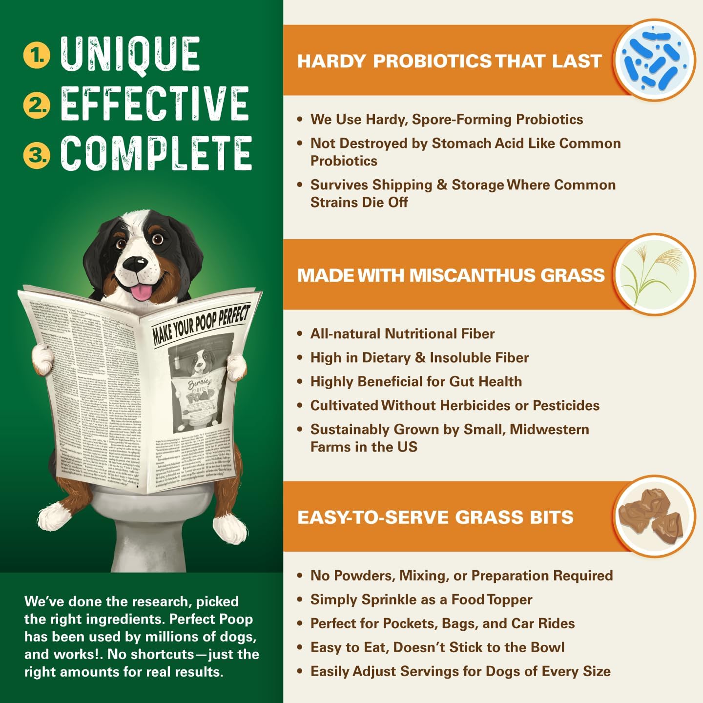 Perfect Poop Digestion & General Health Supplement for Dogs: Fiber, Prebiotics, Probiotics & Enzymes Relieve Digestive Conditions, Optimize Stool, and Improve Health (Cheddar Cheese, 12.8 oz)
