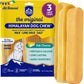 Himalayan Dog Chew Original Yak Cheese Dog Chews, The Better-For-You Chew, 100% Natural, Long Lasting, Healthy Safe Dog Treats, Lactose & Grain Free, Protein Rich, For Dogs 65 Lbs & Smaller, 3-Count