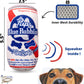 Nestpark Pup Light and Pups Blue Rubbin - Parody Beer Dog Toys - Funny Plush Squeaky and Crinkle Dog Toys Dog Gifts for Dog Birthday (2 Pack) (Mix)