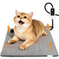 BECEMURU Pet Heating Pad for Dogs & Cats, 18x16 in, Waterproof Heated Bed with 6-Temp & Timer, Chew-Resistant Cord Electric Warm Bed for Senior Pets, Soothing Pain Relief for Arthritis
