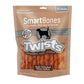 SmartBones Twists Wrapped with Chicken Made with Real Water Buffalo, 30 Count, Rawhide-Free Chews for Dogs, 7.40 Ounce (Pack of 1)