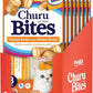 INABA Churu Bites for Cats, Soft/Chewy Baked Chicken Wrapped Churu Filled Cat Treats with Vitamin E, 0.35 Ounces per Tube, 24 Tubes Total (3 Tubes per Pack), Chicken Recipe