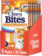 INABA Churu Bites for Cats, Soft/Chewy Baked Chicken Wrapped Churu Filled Cat Treats with Vitamin E, 0.35 Ounces per Tube, 24 Tubes Total (3 Tubes per Pack), Chicken Recipe