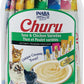 INABA Churu Cat Treats, Lickable, Squeezable Creamy Purée Cat Treat with Green Tea Extract & Taurine, 0.5 Ounces Each Tube, 50 Tubes, Tuna & Chicken Variety