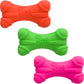 Hartz DuraPlay Bone Squeaky Latex Dog Toy for Medium Breeds, 3 Pack