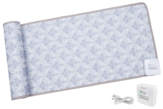 DOGNESS Rechargeable Pet Shock Mat, 59"x15" Safe Cat Repellent Mat Electronic Training Pads Keep Dogs and Cats Off Couch, Bed, Indoor Cat Deterrent Mat (Elegant Printing)