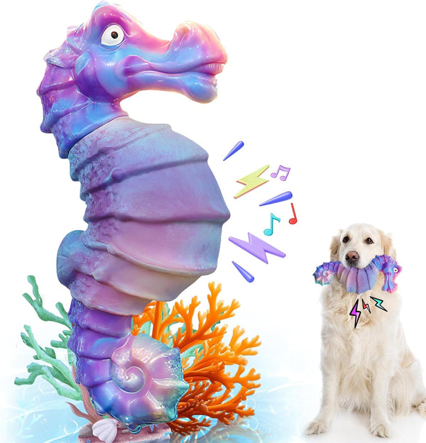 Jeefome Dog Chew Toys for Aggressive Chewers: Squeaky Dog Chew Toys for Large Dogs-Tough Indestructible Toys for Large/Medium/Small Breeds-Interactive Toys with Fun Squeaky Sound for Boredom