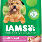 IAMS Proactive Health Small Breed Adult Dry Dog Food Chicken & Whole Grain Recipe, 7 lb. Bag
