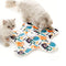 Cat Toy Hide and Seek Interactive Cat Toy - Rechargeable Automatic Feather Wand with Bird Squeaky for Indoor Cats Increase Battery Capacity, cat Feather Toy with 2 cat Wands (Colorful)