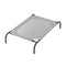 Coolaroo Original Elevated Dog Bed - Breathable Off-The-Ground Pet Bed with Cooling Fabric, Joint Relief & Moisture-Resistant Fabric, 100% Recyclable, Easy Clean, Grey, Medium
