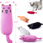 Legendog 5Pcs Bite Resistant Catnip Toy for Cats,Catnip Filled Cartoon Mice Cat Teething Chew Toy