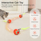 Potaroma Moving Ball Cat Toys with Feather Tail, Rechargeable 2025 New Interactive Toy for Indoor Cats Exercise, Smart Interactive Kitten Rolling
