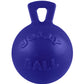 Jolly Pets Tug-n-Toss Dog Toy Ball with Handle, 8 Inches/Large, Blue