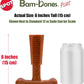 SPOT Bam-Bones Plus T Bone – Bamboo Fiber & Nylon Dog Chew Toy for Moderate to Aggressive Chewers, Durable Long Lasting & Non-Splintering, Beef Flavor Toy for Adult Dogs & Puppies Under 60 lbs, 6 in