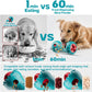 knitly Interactive Dog Toys, Adjustable Treat Dispensing Toy to Keep Them Busy, Dog Enrichment for Brain Stimulation & Cognitive for Puppy Puzzle to Reduce Boredom - Ideal Gift for Cats and Dogs