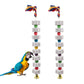 2 Pack Large Bird Chewing Toy, Parrot Beak Grinding Calcium Stone with Bells, Bird Cage Accessories, Cage Toys for Cockatiel Parakeet Parrot Budgies Rat Hamster Chinchilla Rabbit Bunny African Grey