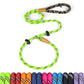 lynxking Slip Lead Dog Leash Reflective, Heavy Duty Comfortable Strong Rope for Large Medium Small Dogs No Pull Pet Training (Light Green, Large