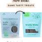 Bocce's Bakery Dailies Brushy Sticks to Support Oral Health & Fresh Breath, Wheat-Free Dental Bars for Dogs, Made with Real Ingredients, Baked in The USA, All-Natural Coconut & Mint, Medium Dogs