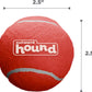 Outward Hound Squeaker Ballz – Squeaky Tennis Balls for Dogs Under 50 lbs, Interactive Dog Toy for Fetch & Training, Medium (2.5"), 4‑Pack
